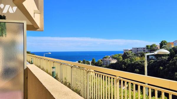 Fabron / Bd Montréal - 2 Pièces à rénover avec terrasse, vue mer et parking.