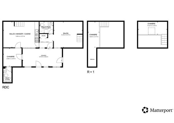 Maison  4 pièce(s) 53 m2