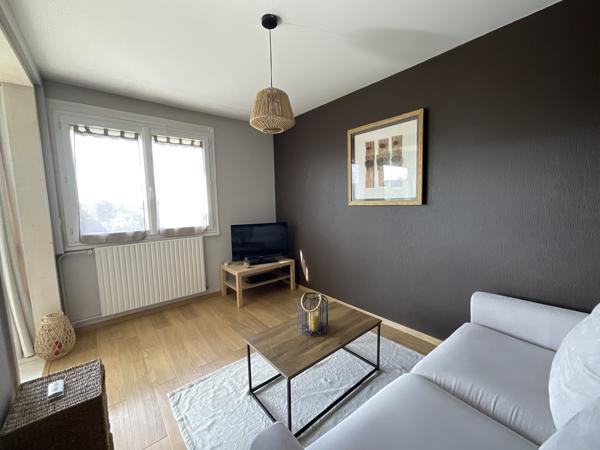 Appartement Type 4 de 71m² au dernier étage + garage 22m² + cave quartier Chantereine
