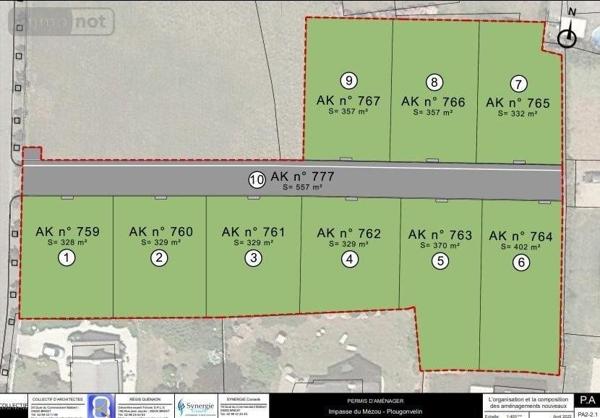 Terrain à Batir à vendre à Plougonvelin dans le Finistère (29217), ref : 29031-817