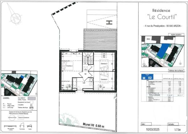 Maison à vendre  5 pièces - 91 m2 ARZON - 56