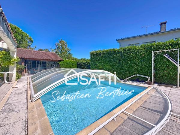 Quartier du Pech : villa familiale avec piscine, terrain clos et potentiel d’aménagement.