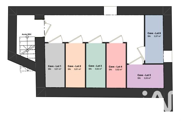 Appartement à vendre 2 pièces 34,53 m² Vaulx-Milieu