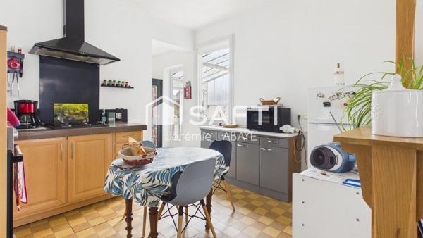 3 chambres - vie de plain-pied - Garage et terrain clos