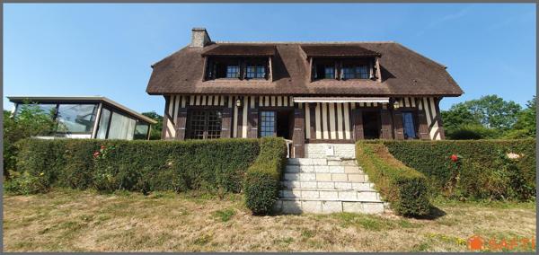 MAISON NORMANDE LEBAS SUR 4 HECTARES AVEC VUE
