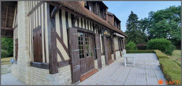 MAISON NORMANDE LEBAS SUR 4 HECTARES AVEC VUE