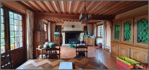 MAISON NORMANDE LEBAS SUR 4 HECTARES AVEC VUE
