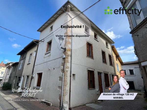 Maison 5 pièces - 120 m² Exclusivité efficity