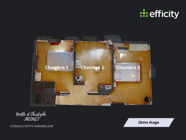 Maison 5 pièces - 120 m² Exclusivité efficity