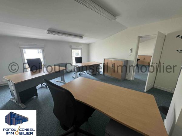 BUREAUX CENTRE VILLE NIORT 110m2 2eme ETAGE SANS ASCENSEUR