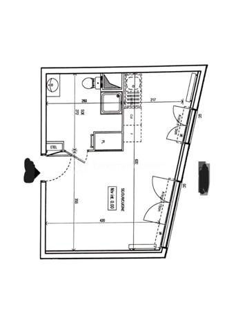 Appartement de 29,80 m²