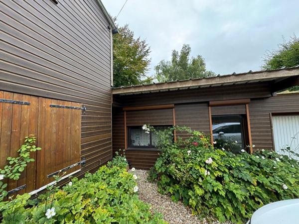 Maison en ossature bois - volumes généreux, jardin d'hiver et potentiel unique à Yvetot