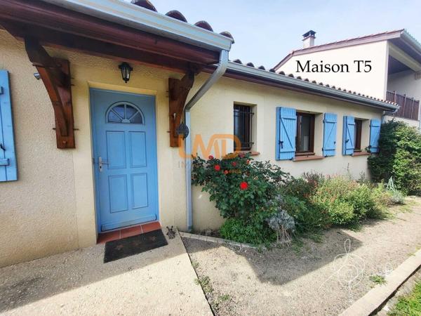 Beaumont de Lomagne, maison T5, terrain clos 1457m2. aucun travaux