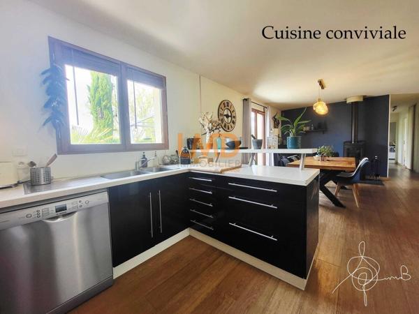 Beaumont de Lomagne, maison T5, terrain clos 1457m2. aucun travaux