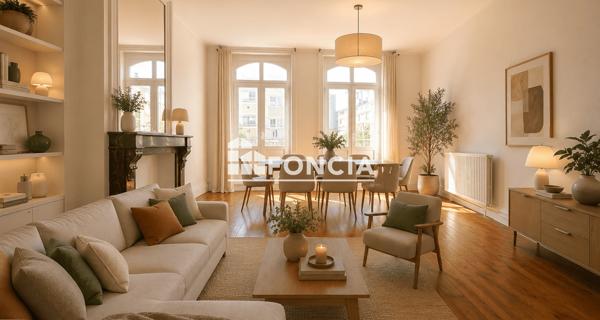 À vendre Appartement 3 pièces 83 m² - Lille 59800