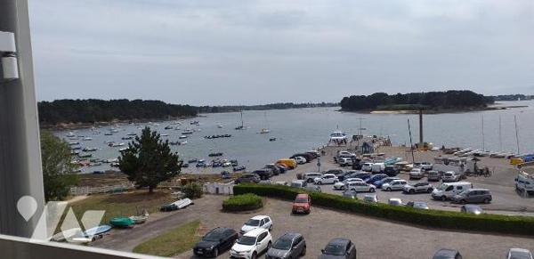 LARMOR-BADEN pleine vue Golfe pour ces 2 studios réunis en un T2 de 65,80m²