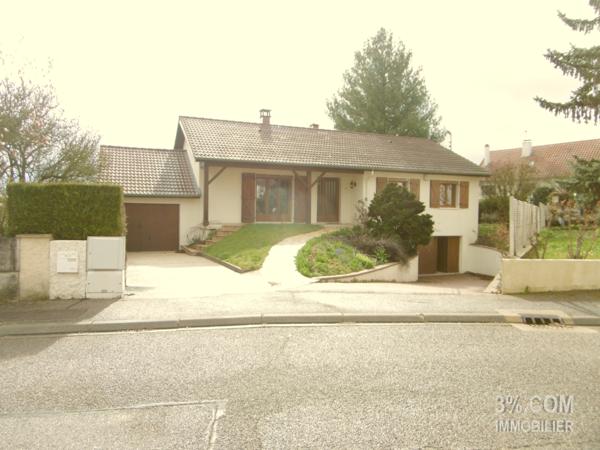 VILLA PLAIN PIED de140M²-3ch.,2 garages sur terrain de 938m² Lupcourt (54210)