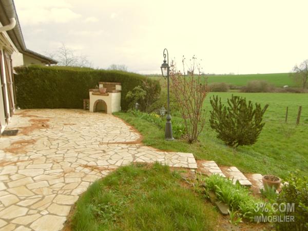 VILLA PLAIN PIED de140M²-3ch.,2 garages sur terrain de 938m² Lupcourt (54210)