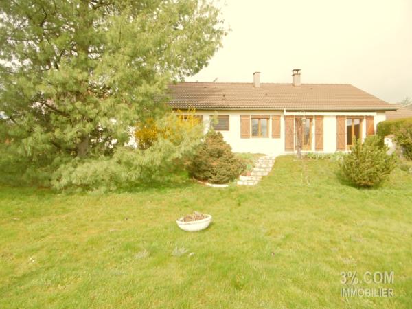 VILLA PLAIN PIED de140M²-3ch.,2 garages sur terrain de 938m² Lupcourt (54210)