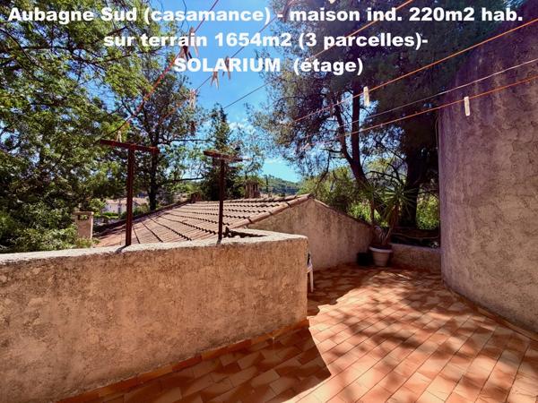 13400  Aubagne (Casamance et Chateau de Creissauds) Maison Individuelle -  4 à 5 chambres - 220m2 hab et 300m2 plancher
