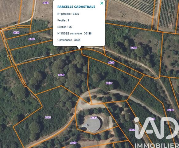 Terrain à vendre 4 965 m² Générac