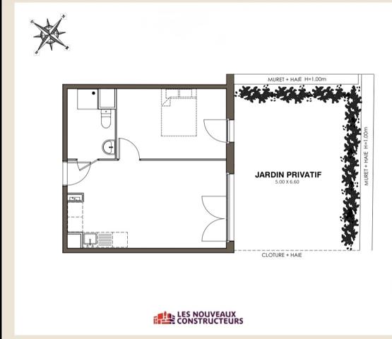 Appartement à vendre 2 pièces 39,17 m² Le Mée-sur-Seine