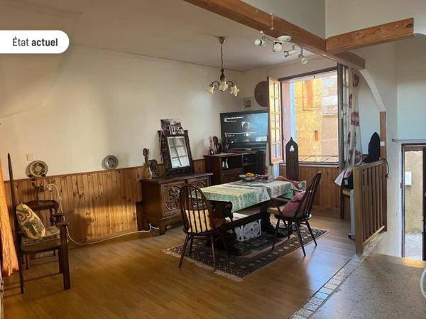 Maison à vendre 81 360 € Roujan 4 p 60 m² DPE E