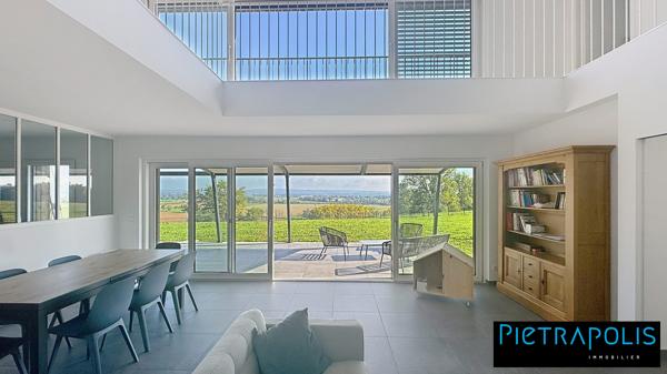 MAISON PASSIVE-3 CHAMBRES-GRANDE PICE DE VIE-JARDIN