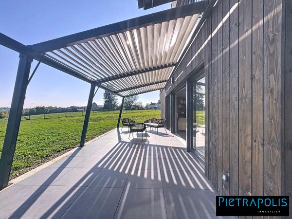 MAISON PASSIVE-3 CHAMBRES-GRANDE PICE DE VIE-JARDIN