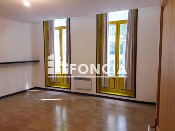 Location Studio 29.5 m² - 112 BOULEVARD DE LA LIBERTE Lille 59000