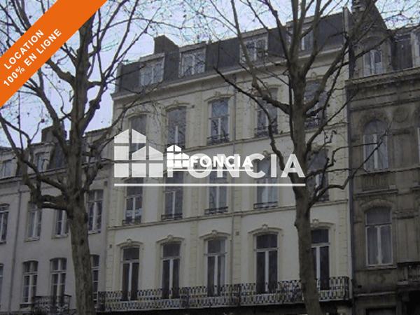 Location Studio 29.5 m² - 112 BOULEVARD DE LA LIBERTE Lille 59000