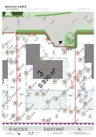 Achat terrain Seignosse - 930 m² - 568 000 €