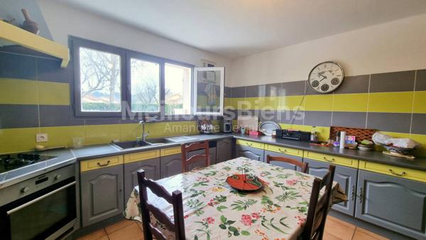 Belle landaise dans un village