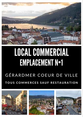 Local commercial d’exception au cœur de Gérardmer