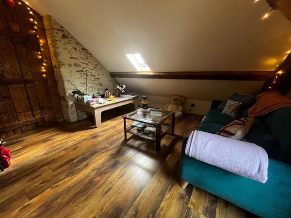 Centre Ville - Proche place René Bouhier, grand studio de 59 m² au sol avec coin chambre. Beaucoup de charme. Locataire en place jusqu'01/10/2026.