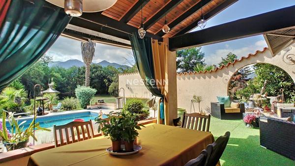 Maison avec dépendance à vendre à 15 minutes d'Argelès sur mer, 7 pièces, 169.82 m² sur 11546 m² de parc