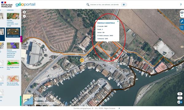 Mèze secteur Mourre-Blanc, zonage ACO, parcelle de 2215 m² Mèze (34140)