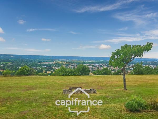 Maison familiale avec vue panoramique à Castelculier, 6 chambres, 235m² habitable, sous-sol 145m²