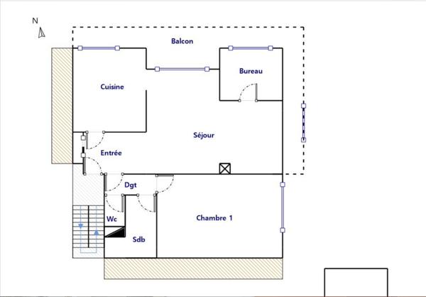 Lisieux (14100) APPARTEMENT 70m2 1er Etage