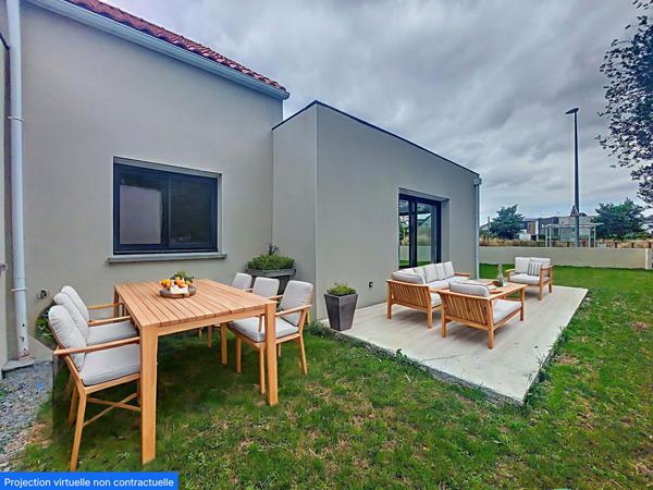 Maison contemporaine de plain pied neuve à vendre à Sainte Luce sur Loire