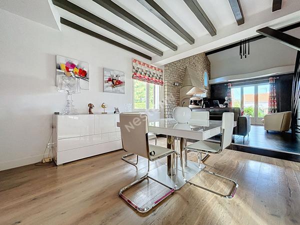 Maison à vendre à Landemont, trois chambres, un bureau, garage, terrain clos