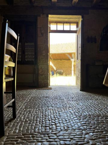 Maison ancienne - Montignac-lascaux En Périgord Noir, maison de caractère avec dépendances réparties autour d'une grande cour. Beaucoup de cachet avec deux belles pièces et leurs cheminées. Idéale pour les vacances.