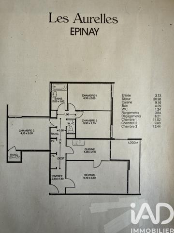 Appartement à vendre 4 pièces 81 m² Épinay-sur-Seine