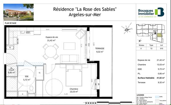 Appartement T2 La Rose des Sables
