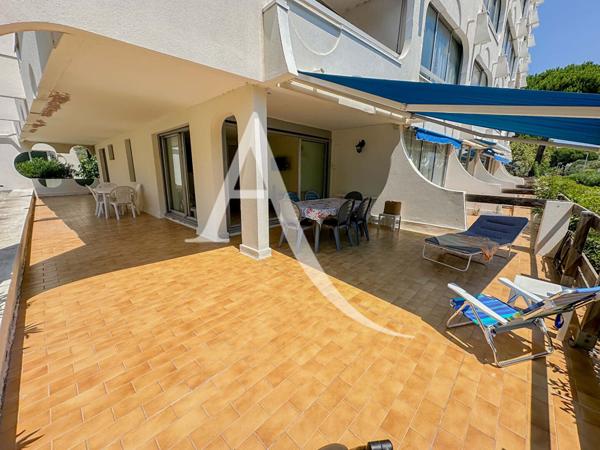 2 pièces cabine en pignon, Grande terrasse de 60m² exposée sud-ouest