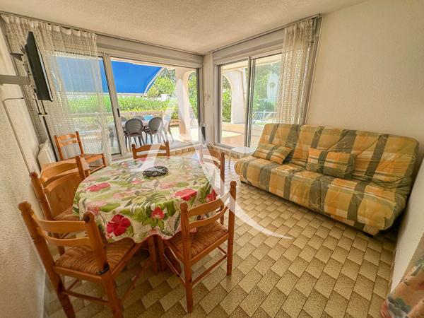 2 pièces cabine en pignon, Grande terrasse de 60m² exposée sud-ouest