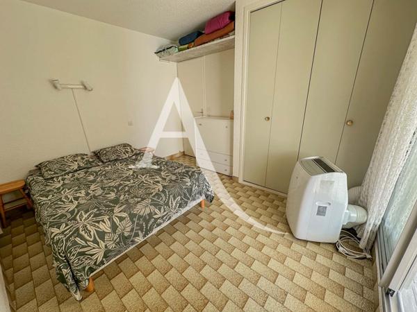 2 pièces cabine en pignon, Grande terrasse de 60m² exposée sud-ouest