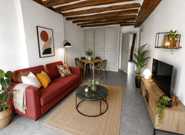 Appartement à vendre à Angers – 48 m² – Hyper-centre – Dernier étage Détails des diagnostics énergétiques