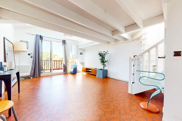 Ciboure Socoa – Appartement T3 dernier étage, vue mer et Fort de Socoa, terrasse et box