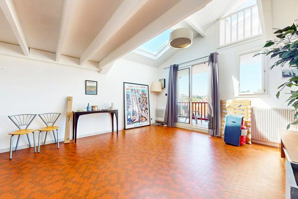 Ciboure Socoa – Appartement T3 dernier étage, vue mer et Fort de Socoa, terrasse et box